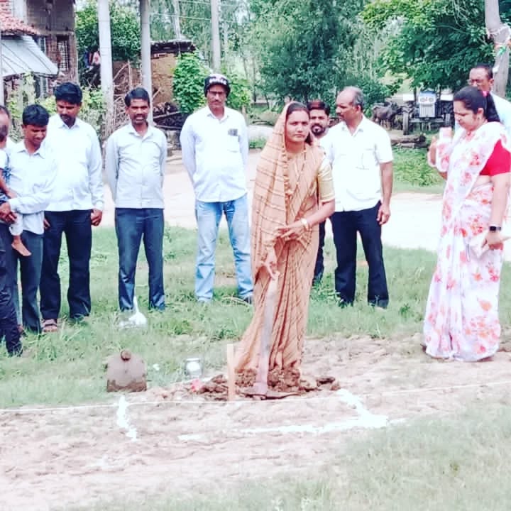Foundation Laid for New Anganwadi Center in Khodgaon