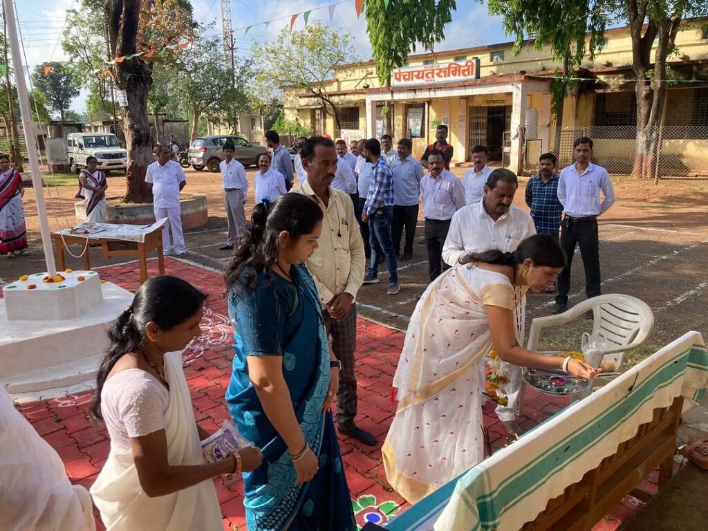 Tiroda Marks Maharashtra Day and Labour Day with Celebration