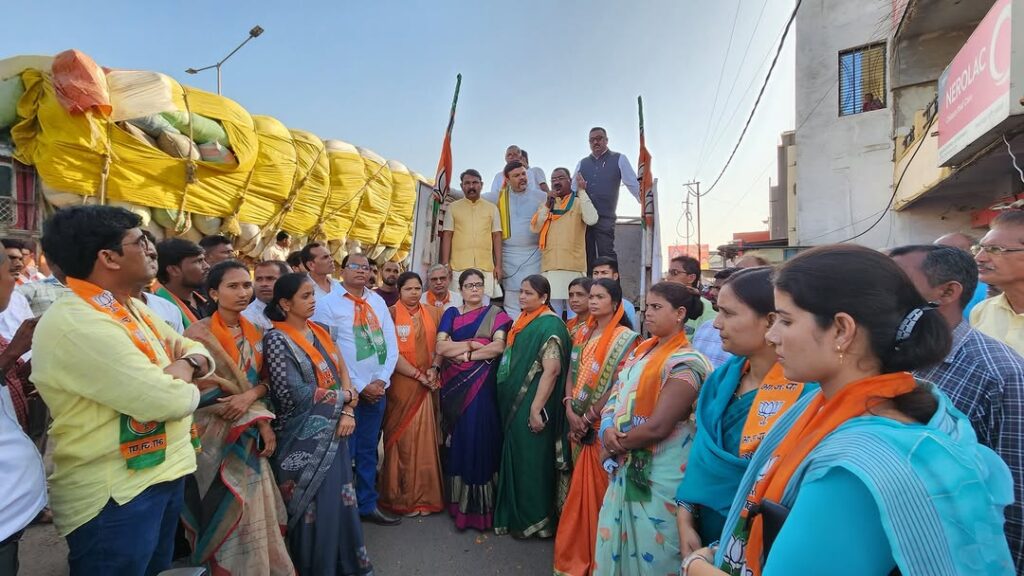 OBSC Jagar Yatra Welcomed in Vibrant Tirora