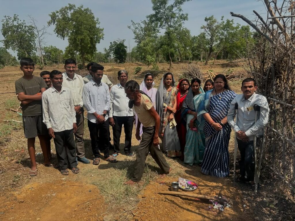Groundbreaking Ceremony for New Borewell Project in Malpure Village