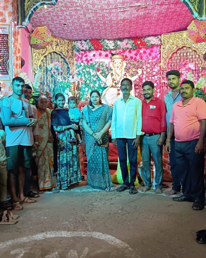 Government Officials Join Ganesh Chaturthi Celebrations in Rural Villages