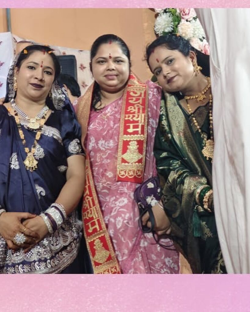 Community Members Gather for Evening Bhajans at Chairwoman’s Home