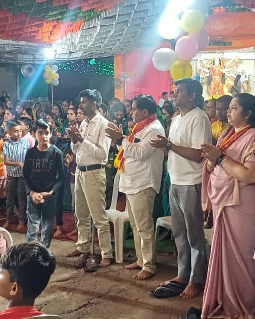 Devotees Gather for Sacred Bhagavat Katha in Chirekhani