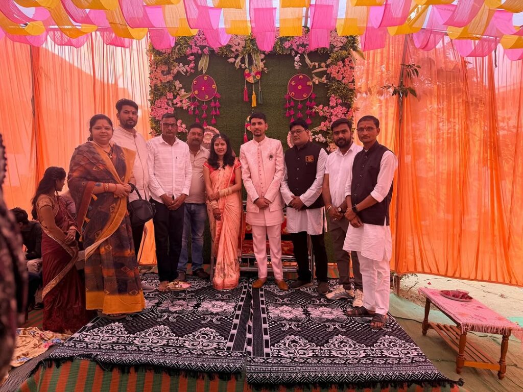 Rajat Bhau Patle and Payal Tie the Knot in Gomatola