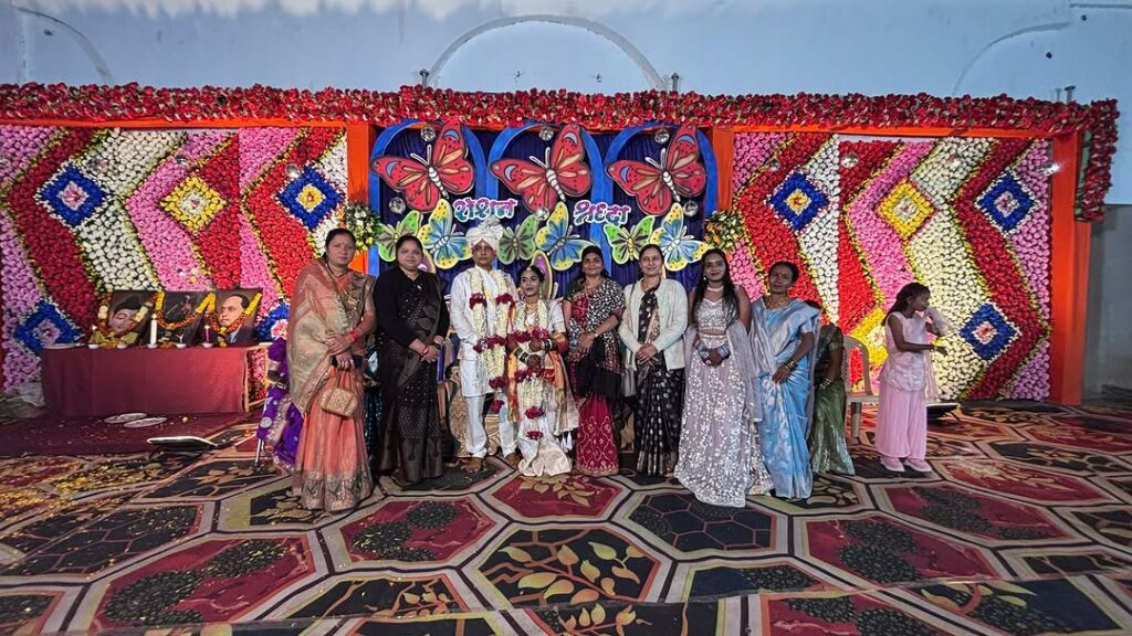 Village Chief Shradha Vangari Attends Local Wedding