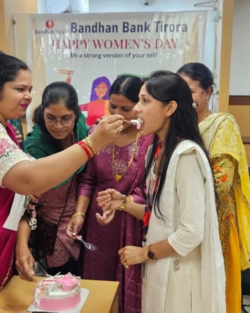 Bandhan Bank Honors Women in Tirora for International Women’s Day