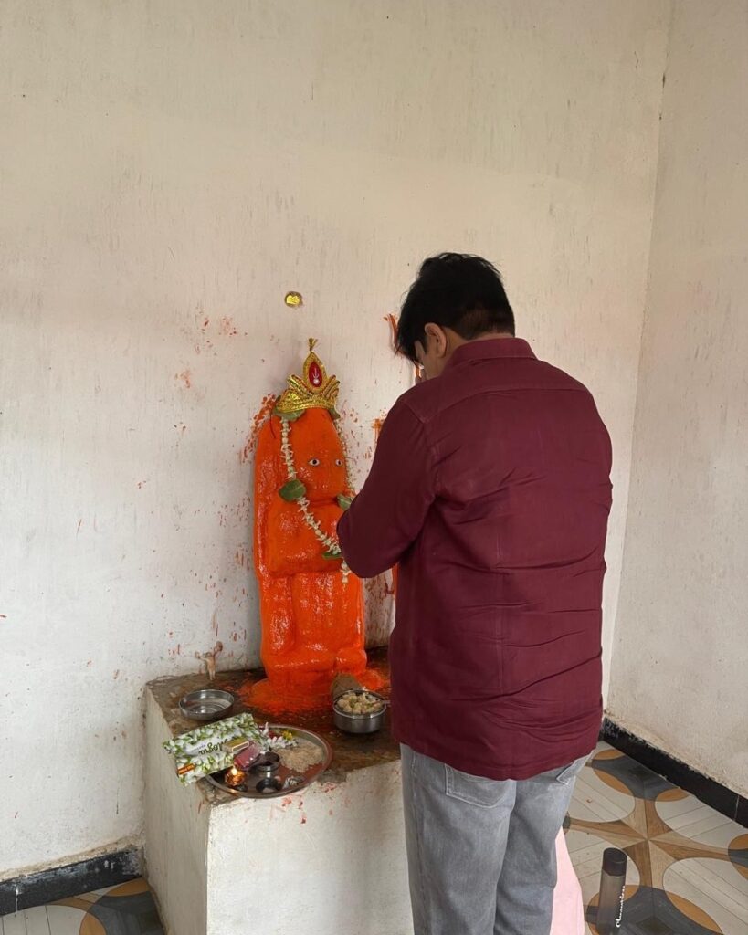 Foundation Laid for New Hanuman Temple in Chikhali